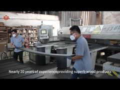 pannello acustico a doghe in legno