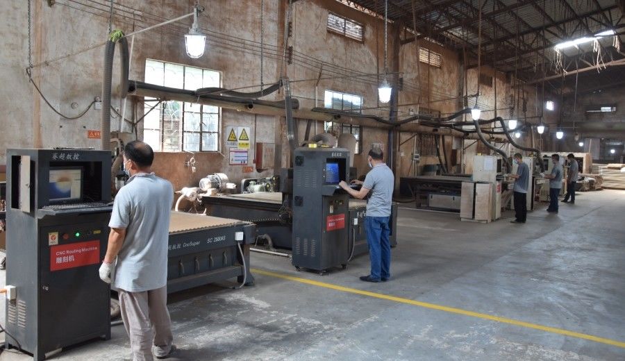 Guangzhou Wuyang Yiguan Acoustic Materials Co., Ltd. linea di produzione del produttore