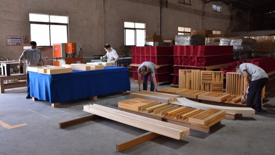 Guangzhou Wuyang Yiguan Acoustic Materials Co., Ltd. linea di produzione del produttore