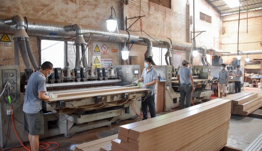 Guangzhou Wuyang Yiguan Acoustic Materials Co., Ltd. linea di produzione del produttore