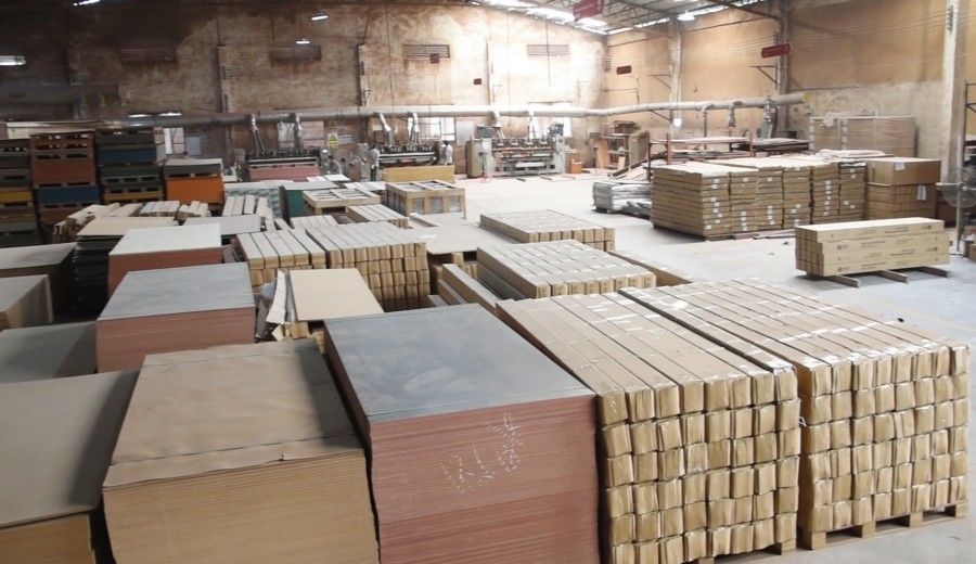 Guangzhou Wuyang Yiguan Acoustic Materials Co., Ltd. linea di produzione del produttore