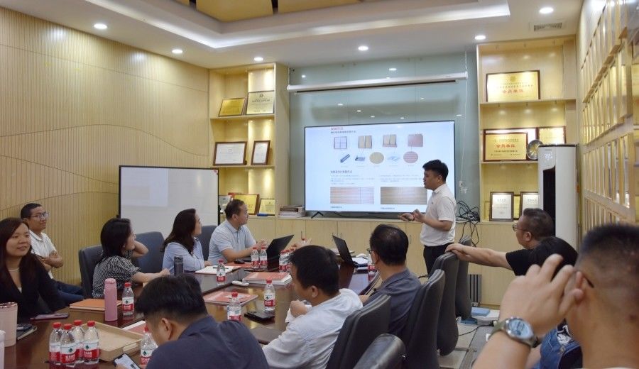 Guangzhou Wuyang Yiguan Acoustic Materials Co., Ltd. linea di produzione del produttore
