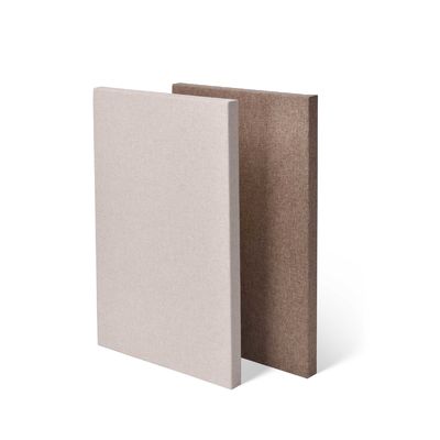 Non polveroso Alto NRC tessuto di fibre morbide pannelli acustici decorativi 25 mm 50 mm spessore
