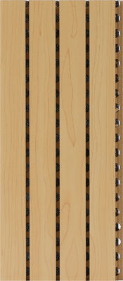 Pannelli acustici in fibra di legno MDF a scanalatura di design classico assorbente del suono 2440 mm