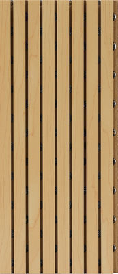15 mm 18 mm 21 mm pannelli acustici di legno a scanalatura per decorazioni ad assorbimento del suono