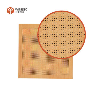 0.7 NRC Microperforati pannelli acustici per pareti in legno assorbimento del suono e decorazione