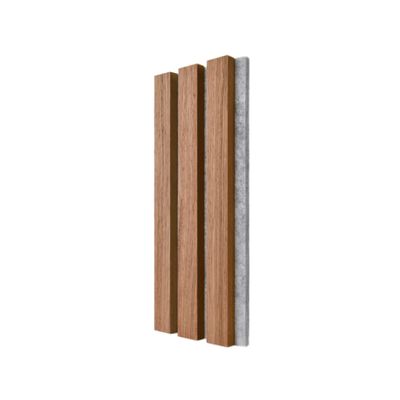 Fabbricazione a prova di suono di legno acustico a noce, pannelli di legno a lastra, finitura in finitura di ingegneria ecocompatibile