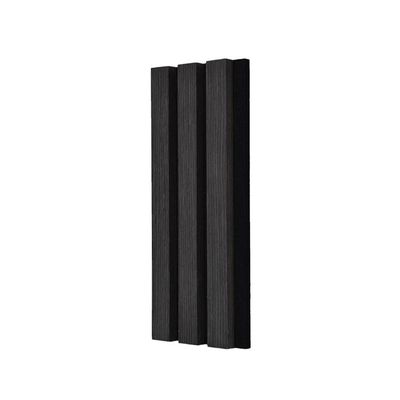 Pannelli a parete in legno acustico di quercia nera 600x2400mm 0,85 NRC Assorbimento del suono