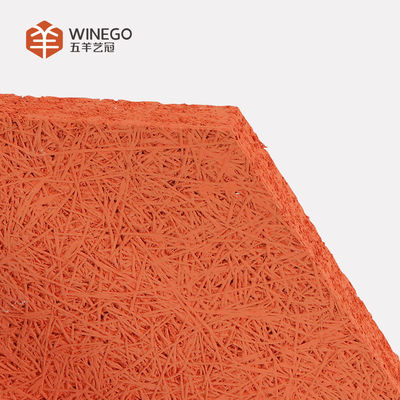 Anti-microbici pannelli acustici di lana di legno 600x1200mm a prova di umidità per ufficio