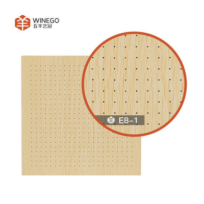 12mm 15mm 18mm Micro perforato perforato legno acustico pannelli murali stile moderno
