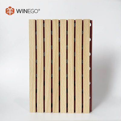 Pannelli acustici a scanalatura di melamina MDF 133x2440mm 197x2440mm per soffitto e parete