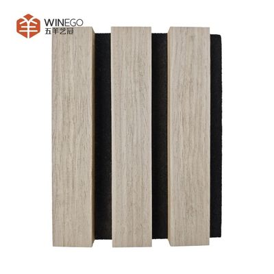Colore versatile per scegliere pannelli acustici in legno di ardesia per il muro interno