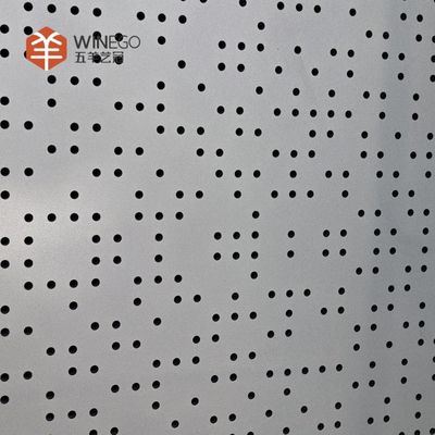 Disegno Estetica pannello acustico perforato in alluminio per centro commerciale