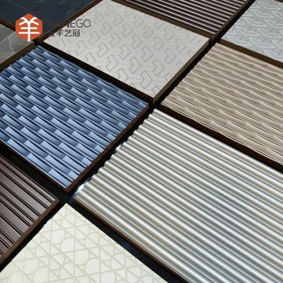 3D Eleganti pannelli murali in rivestimento in rilievo per l'interior design 2400mm