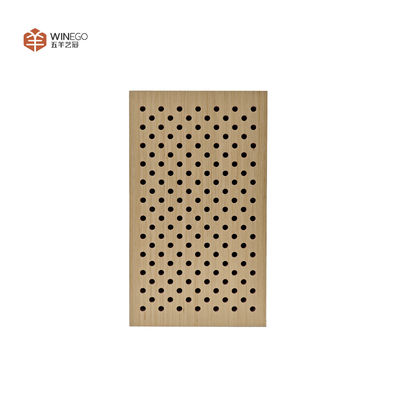 Pannello acustico perforato con finitura elegante per la decorazione acustica di hotel di lusso